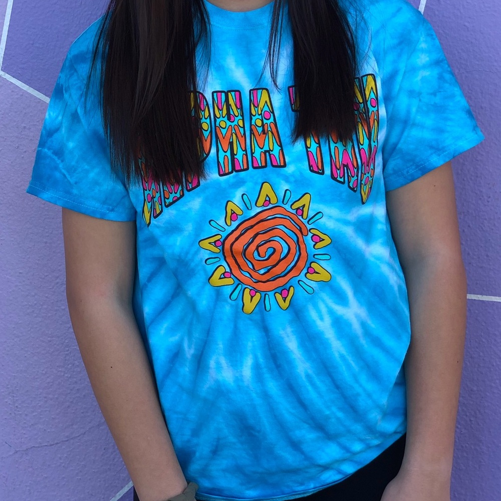 Tie dye ALpha Sigma Tau shirt